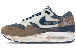 Nike Air Max 1 Износостойкие низкие повседневные кроссовки мужские белый умбра черный fd9082-107(team188- 开拓者) | white umber black