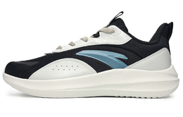 Антискользящие легкие низкие повседневные кроссовки для бега мужские черно-бело-синие Anta 912345512-4(team285-男款海洋) | black