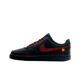 Nike Court Vision Low Противоскользящие Кроссовки для скейтбординга Мужские Черные с Красным dh2987-002(team251-红水晶logo） | black red