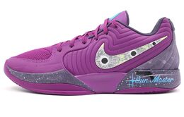 Nike Мужские баскетбольные кроссовки низкие с амортизацией Ja 2 противоскользящие и износостойкие фиолетовые желтые fd7327-500(team205-枪神) | purple yellow