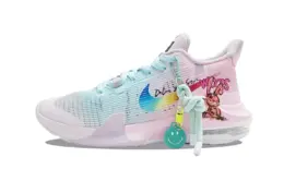 Nike Air Max Impact 3 Антискользящие Износостойкие Низкие Баскетбольные Кроссовки Мужские Синие Розовые dc3725-101(team546-梦幻彩虹) | blue pink