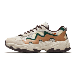 Anta Life Collection Антискользящие Износостойкие Низкие Повседневные Кроссовки Мужские Бежево-Коричневый, Мел/Лотос Коричневый/Мицелий Зеленый 912438837-9 | chalk/lotus brown/mycelium green