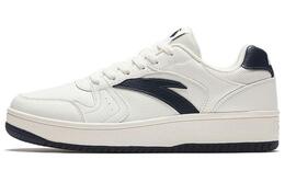 Anta Анта Увеличивающие рост низкие скейтбордские кроссовки мужские бело-черные 912518068f-4