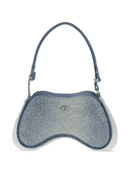 Diesel rhinestone-embellished shoulder bag 32030720