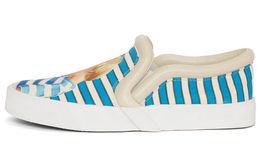 Бамбер Тьюб Лоу Топ Стильные скейтбординговые кроссовки мужские синие бежевые JW Anderson anm40540b17142101