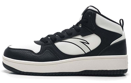 Anta Life Collection Высокие Скейтборд Кроссовки Мужские Белый Черный, Слоновая Кость Белый/Черный 912348082-1 | ivory white/black