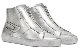 S Leroji Высокие Кроссовки для Скейтбординга Мужские Серебристые Diesel y03037ps863h0535 | silver