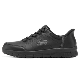 Износостойкие мужские низкие кеды Skechers черные 200293-blk | black