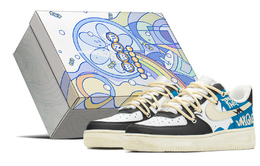 Кроссовки Nike Air Force 1 Fzbb Skateboard Мужские Молниеносный Синий С Коробкой cw2288-111(teama-af1闪电蓝男s-box)