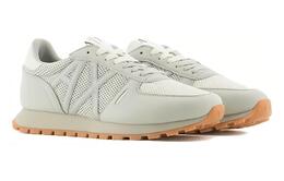 Кроссовки Armani Exchange мужские низкие повседневные светло-серые xux169xv6601t701 | light gray