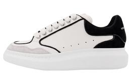 Оверсайз Кожаные Кроссовки 'Белый Черный' Alexander McQueen 777300wie9j8732 | black white