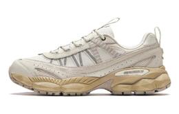 Anta AG02 Амортизирующие, износостойкие низкие кеды мужские бело-серые, цвет слоновая кость/грязевой серый 112418802a-2 | ivory white/mud gray