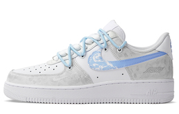 Кроссовки Nike Air Force 1 Low-Top Skateboard Мужские Бело-Голубые cw2288-111(team拾柒-男款低帮飞龙承云板鞋) | white blue