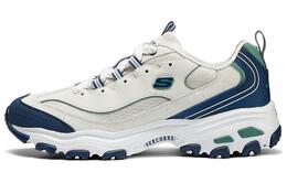 Низкие повседневные кроссовки мужские сине-белые Skechers 894295-lgbl | blue white