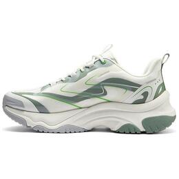 Стильные амортизирующие износостойкие низкие повседневные кроссовки мужские бело-зеленые Skechers 183195-wgr | white/green