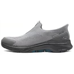 Женские повседневные кроссовки Skechers GO WALK Low Top, серый/угольно-серый 216553-gycc | gray/charcoal gray