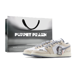 Air 1 Износостойкие Лоу-топ Кроссовки для Скейтбординга Мужские Ecru Jordan 553558-053（team178-心语s-box) | ecru