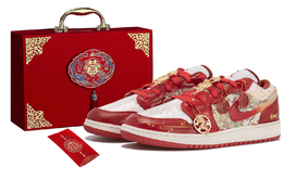 Jordan Эйр 1 Лоу Топ Винтажные баскетбольные кроссовки мужские золото красный Джордан fj3459-160(team拾玖-飞龙在天s-box) | gold red