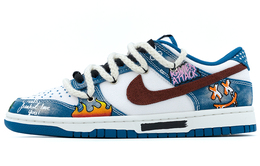 Nike Мужские синие износостойкие нескользящие низкие кроссовки для скейтбординга dv0834-101(team肆-工业涂鸦牛仔a)