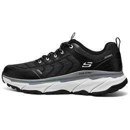 Мужские повседневные кроссовки Skechers для бега низкие черно-белые 237193-bkw | black white