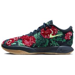 Nike Леброн 21 Нескользящие Износостойкие Амортизирующие Низкие Баскетбольные Кроссовки Мужские Синий Зеленый Красный fv7275-400 | blue green red