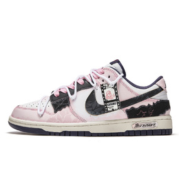 Nike Dunk Skateboard Мужские низкие кроссовки Black Pink fv8106-181（teamm-玫瑰恋词） | black pink
