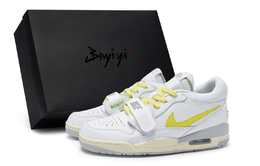 Jordan Легаси 312 Винтажные баскетбольные кроссовки мужские низкие желтые Джордан, бело-желтые hj9199-111(team80-男夏日出逃黄s-box) | white yellow