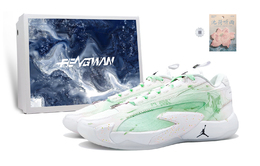 Luka 2 Баскетбольные кроссовки мужские низкие White/Green Jordan dx9012-106(team142-速跑心率绿色sbox) | white green