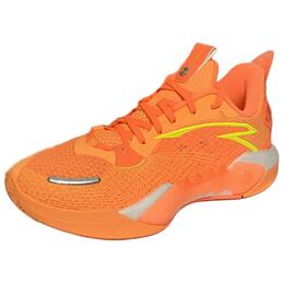 Антискользящие и износостойкие баскетбольные кроссовки с амортизацией Anta Shock Wave 5 Irving для мужчин, оранжево-желтые 112421606s-2 | orange yellow