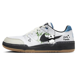 Полноразмерные противоскользящие амортизирующие износостойкие низкие скейтбордские кроссовки мужские черно-бело-синие Nike hj7262-100(team56-悠闲小熊猫) | black white blue