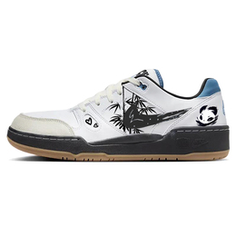 Полноразмерные противоскользящие амортизирующие износостойкие низкие скейтбордские кроссовки мужские черно-бело-синие Nike hj7262-100(team56-旋风小熊猫) | black white blue