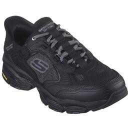 Skechers Скейчерс Вигор мужские черные низкие кеды повседневные 237445-blk | black