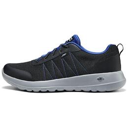 Низкие повседневные кроссовки мужские черно-синие Skechers 216288-bkbl | black/blue