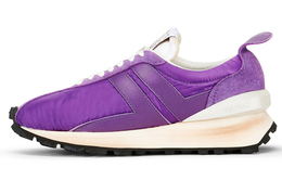 Lanvin Лавин Мужские спортивные повседневные кроссовки Bumpr Low top Пурпурный fm-skbrun-nylo-p2070