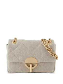 Vanessa Bruno linen quilted shoulder bag 30855680