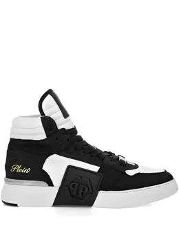 Philipp Plein Phantom Kicks mid-top leather sneakers 30094530