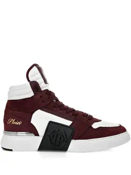 Philipp Plein Phantom Kicks mid-top leather sneakers 30095133