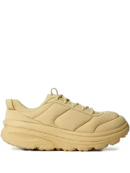 HOKA: Жёлтые кроссовки 