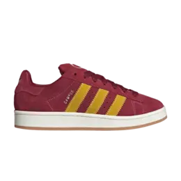 Кроссовки Adidas Campus 00s 'Collegiate Burgundy Yellow', красный jh5634 | collegiate burgundy/yellow/off white