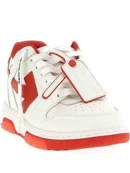 Кроссовки Out Of Office Off-White, красный 31861086 | красный