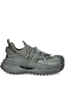 Кроссовки на шнуровке Emporio Armani, серый 30716411 | серый