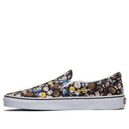 Кроссовки peanuts x classic slip-on 'the gang' Vans, черный vn0a38f7oqx | black/multi-color