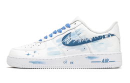 Nike Кроссовки Air Force 1 Blue Memory с переливающимся эффектом износостойкости, низкие, мужские, для скейтбординга, темно-синие cw2288-111(team1171-蓝忆流光） | dark sky blue