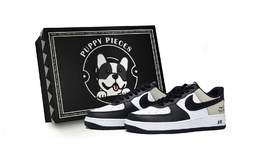 Nike Кроссовки Air Force 1 Low Top для скейтбординга, мужские, белые, коричневые dv0788-001(team85-佳容雾霾as-box) | white brown