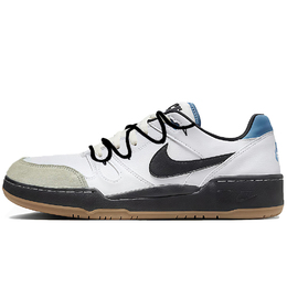 Nike Кроссовки для скейтбординга Full Force Slip с низким верхом, мужские, белые, черные hj7262-100（team1007-墨守白心） | white black