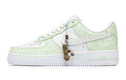 Кроссовки Air Force 1 Air Force 1, Auspicious Clouds Oasis, противоскользящие, износостойкие, низкие, для скейтбординга, мужские, зеленые Nike, Yellow Green cw2288-111(team1171- 祥云绿洲) | yellow green