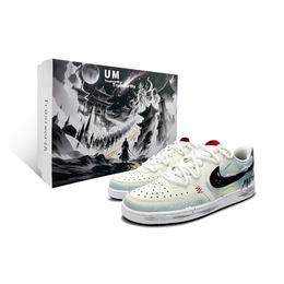 Nike Кроссовки для скейтбординга Court Vision 1 Cloud Coverage Low, мужские, светло-серо-синие dm1187-101(team1112-云端-礼盒版) | light gray blue (box included)