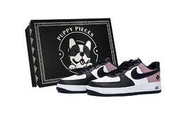 Nike Кроссовки Air Force 1 Iris Raspberry, Special Shoe Box, противоскользящие, низкие, мужские, для скейтбординга, белые, розовые dv0788-001(team85-鸢尾树莓as-box) | white pink