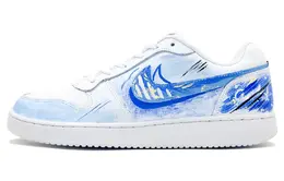 Nike Низкие противоскользящие кроссовки для скейтбординга EBERNON, мужские, сине-белые aq1775-100(team1252-海盐水晶) | blue white