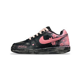 Nike Низкие кроссовки для скейтбординга EBERNON Tower Rabbit, устойчивые к истиранию и скольжению, мужские, розовые, черные aq1775-100(teameight-樱花) | pink black